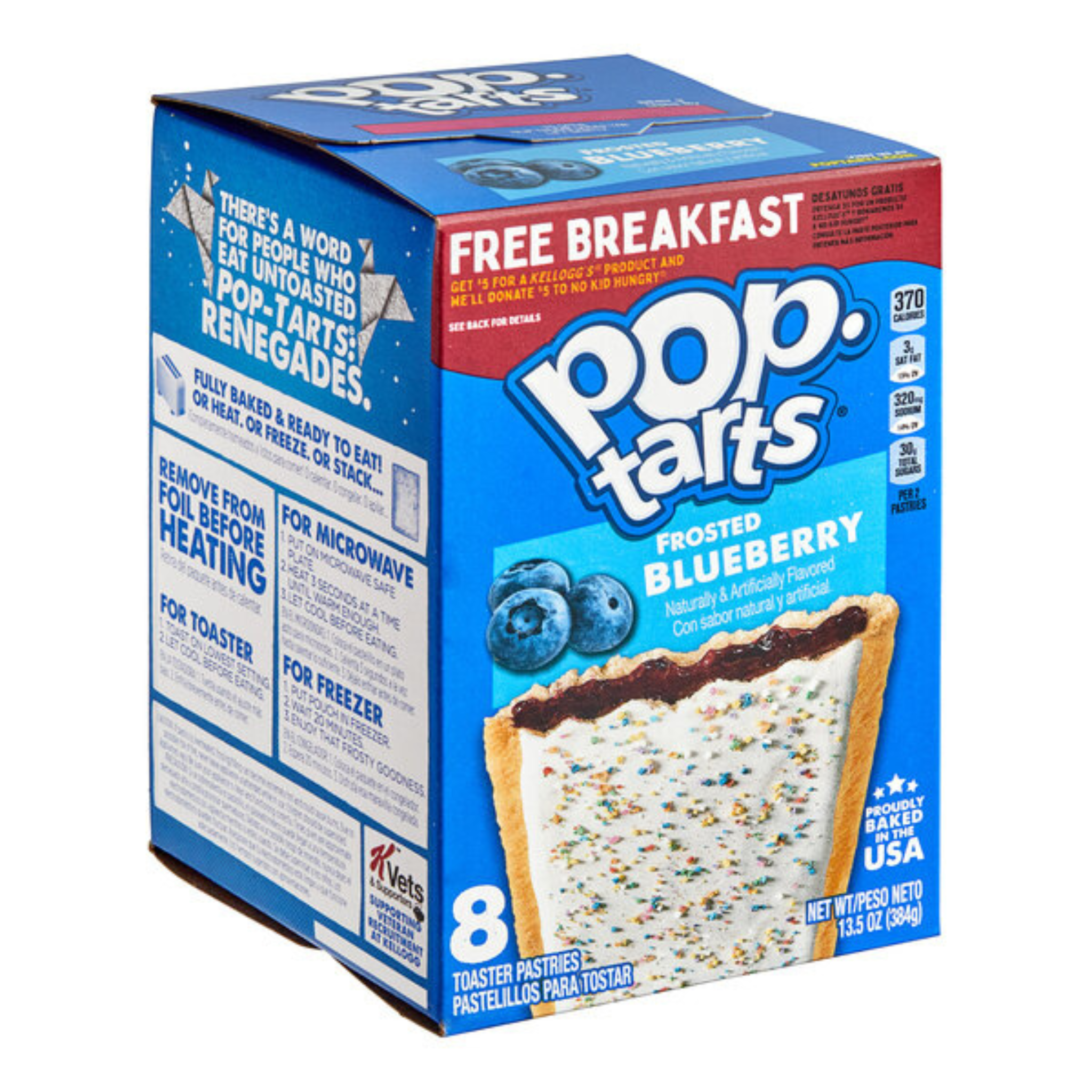 Poptarts Frosted Blueberry