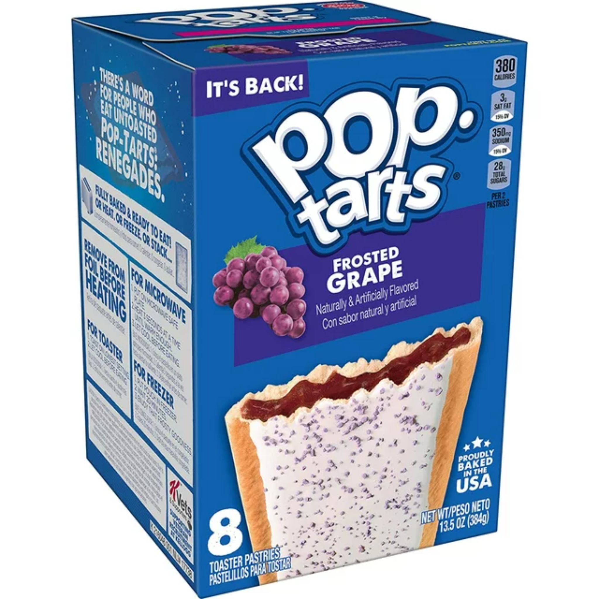 Poptarts Frosted Grape