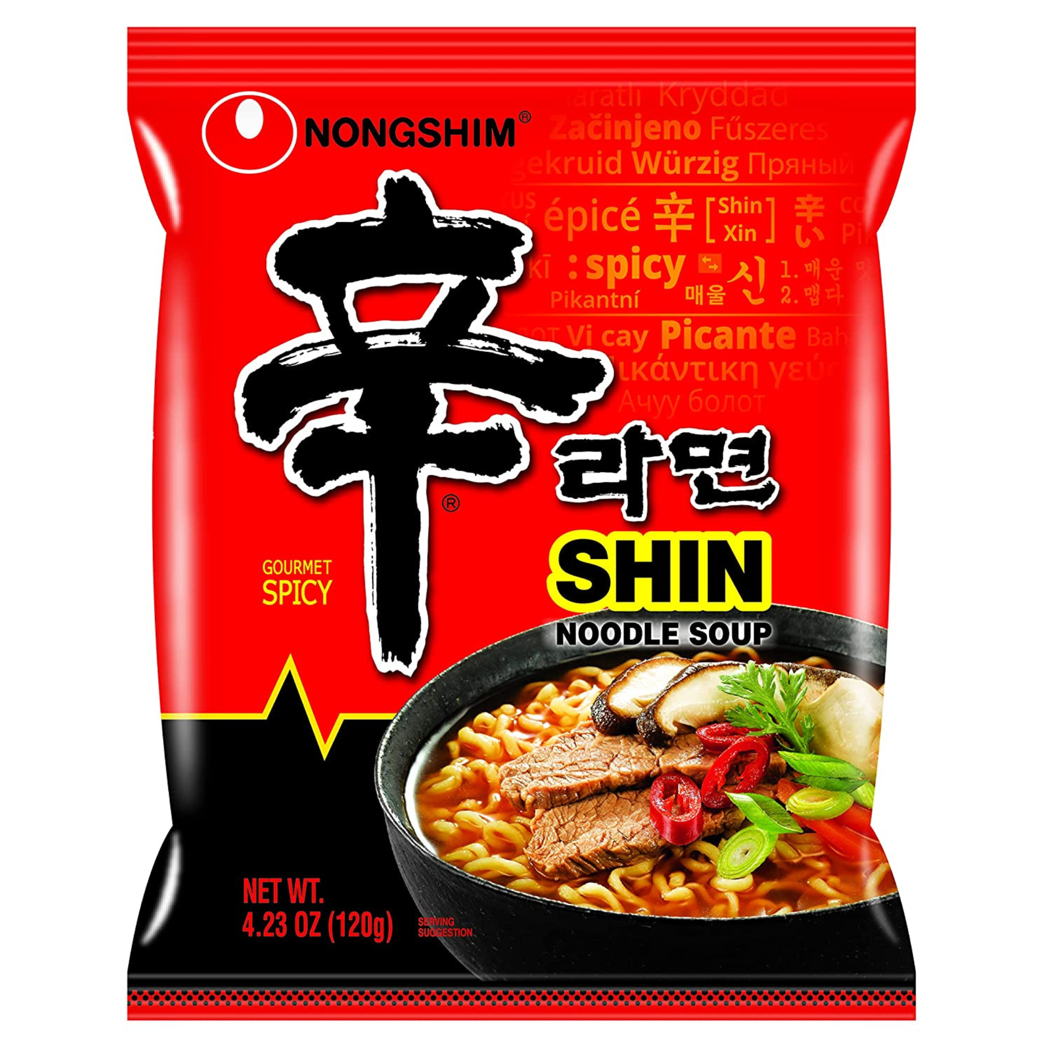 Shin Noodles Spicy 4.23oz