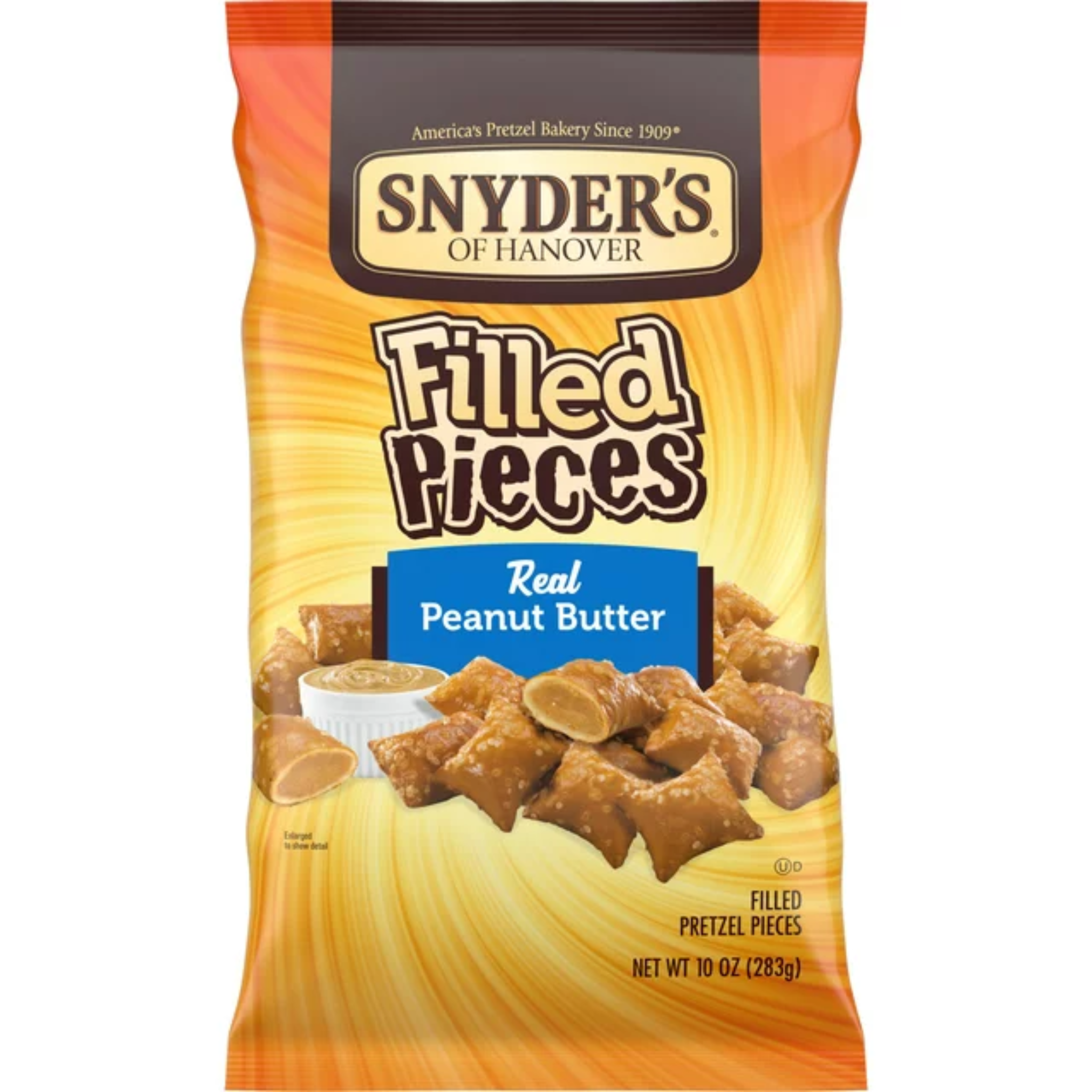 Snyder's Filled Pieces Peanut Butter 10oz