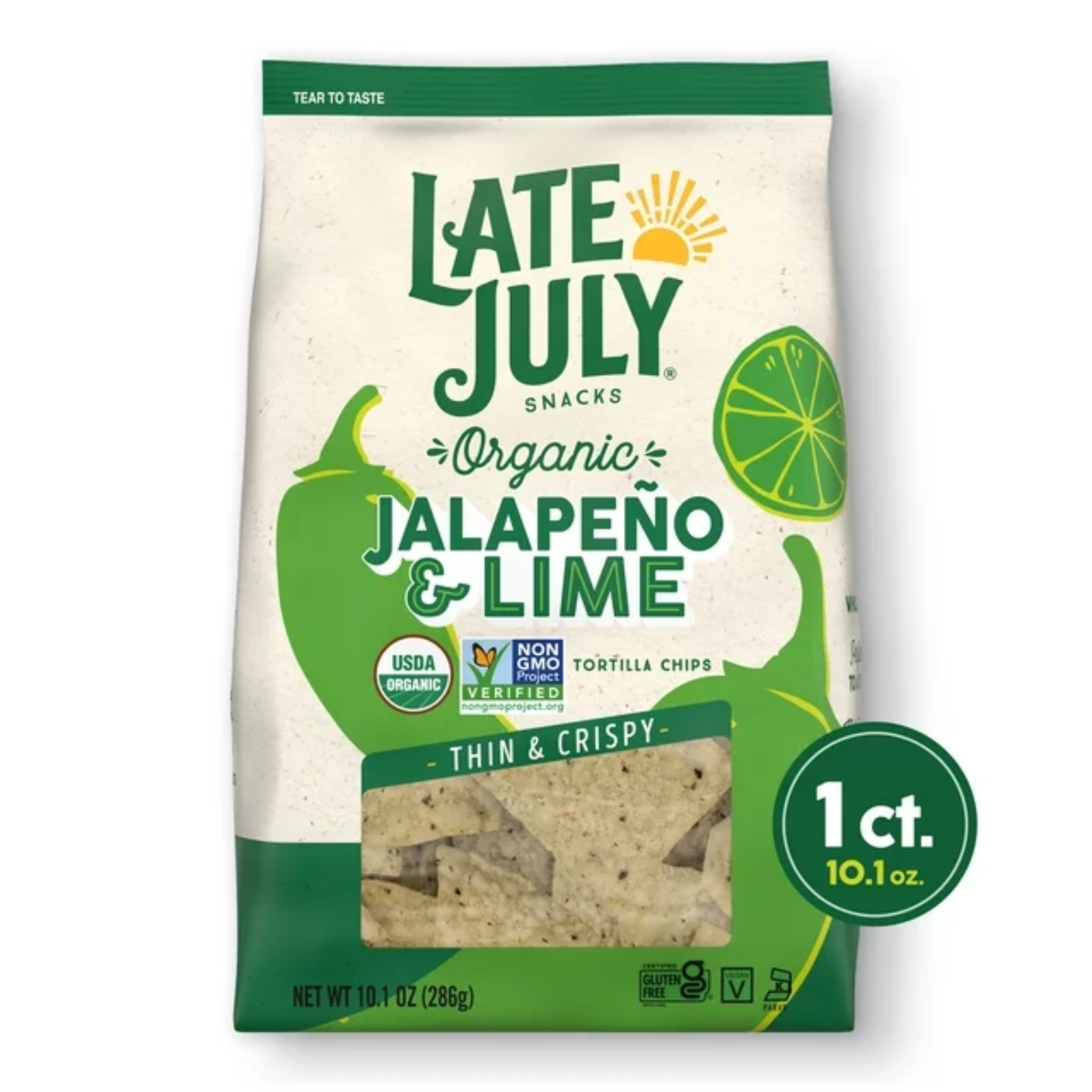 July Snacks Jalapeño & Lime 10oz