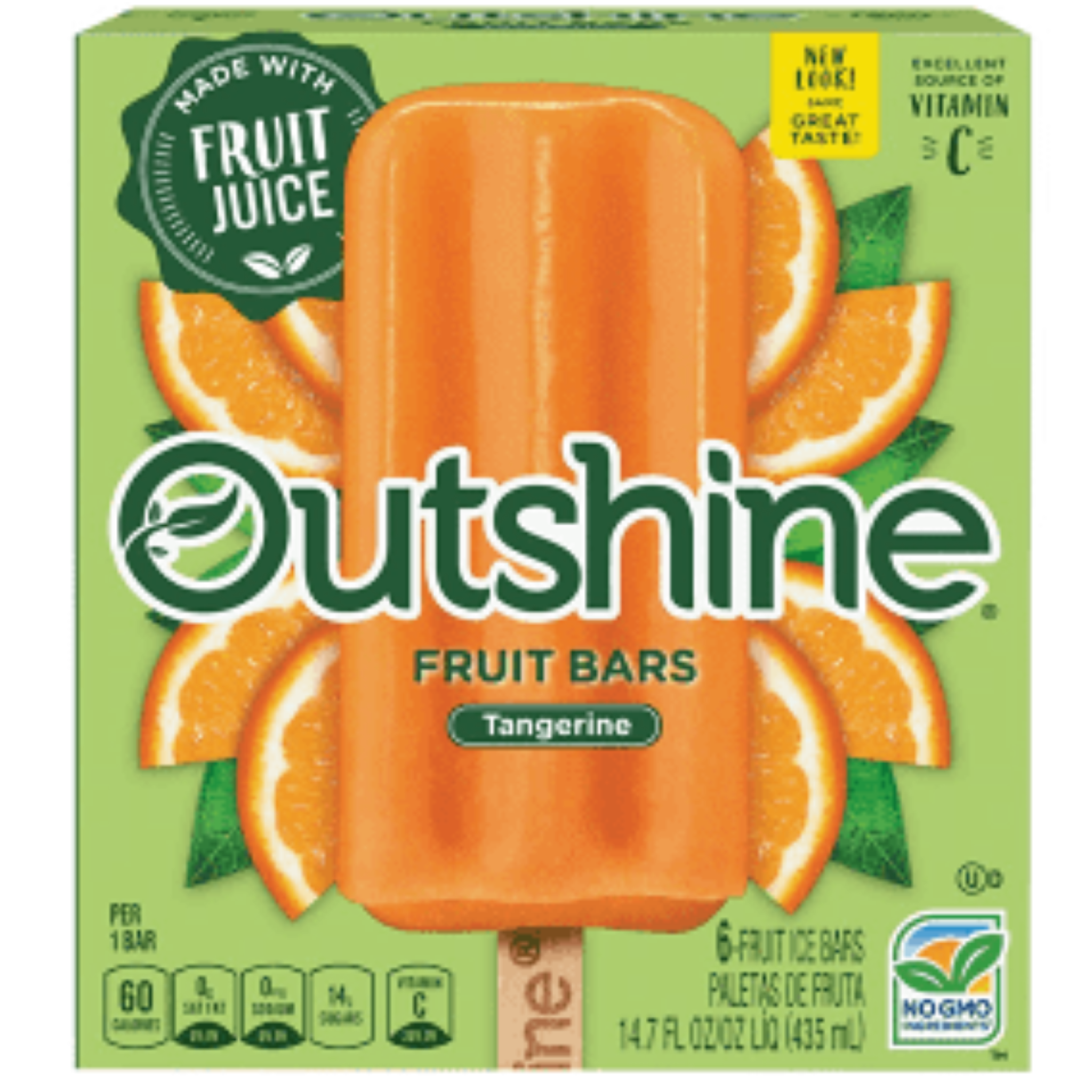 Outshine Fruit Bar Tangerine